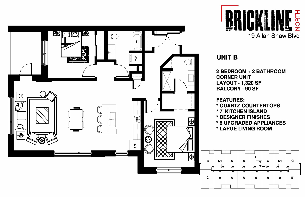 Unit B Floor Plan