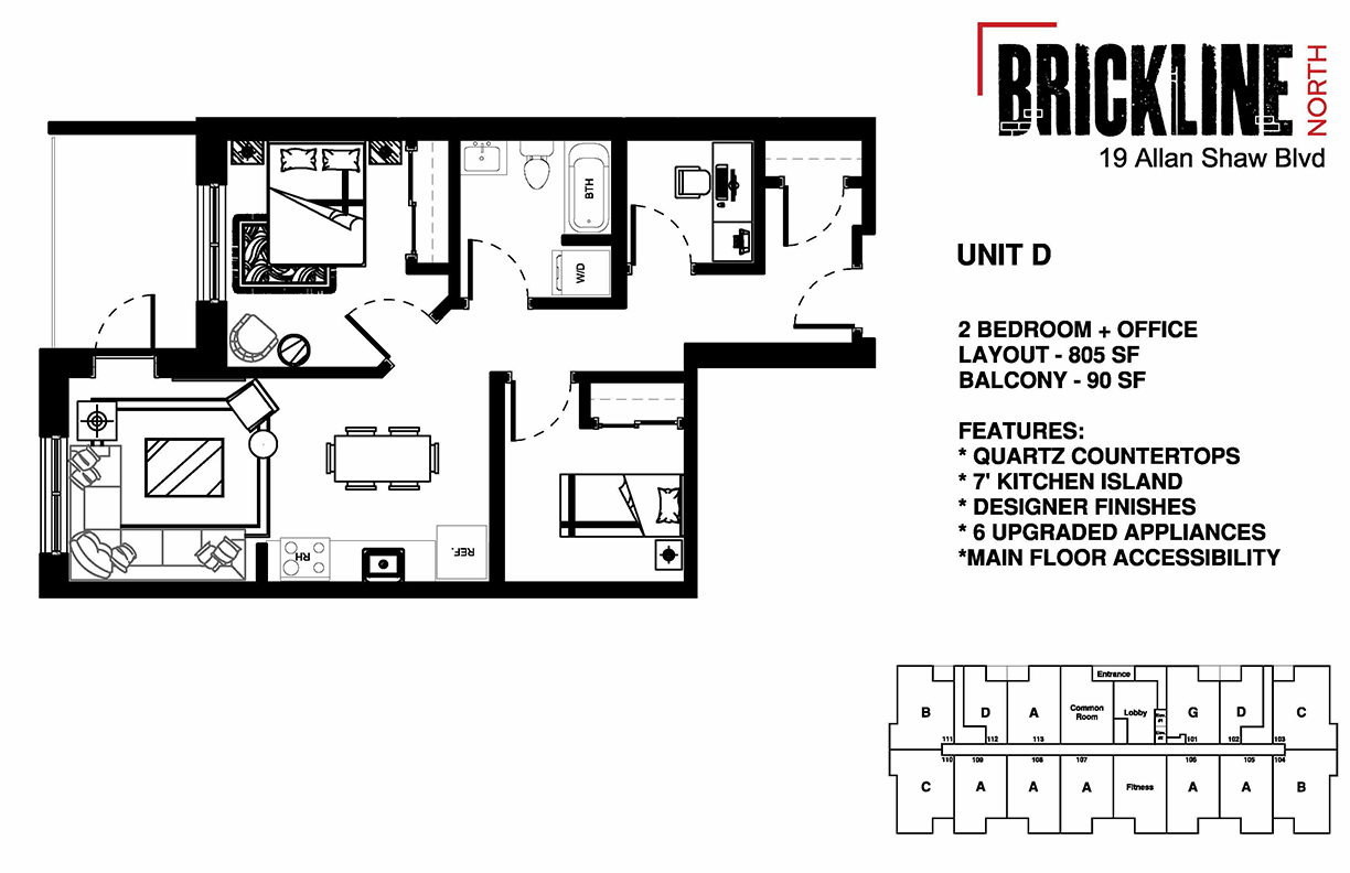 Unit D Floor Plan
