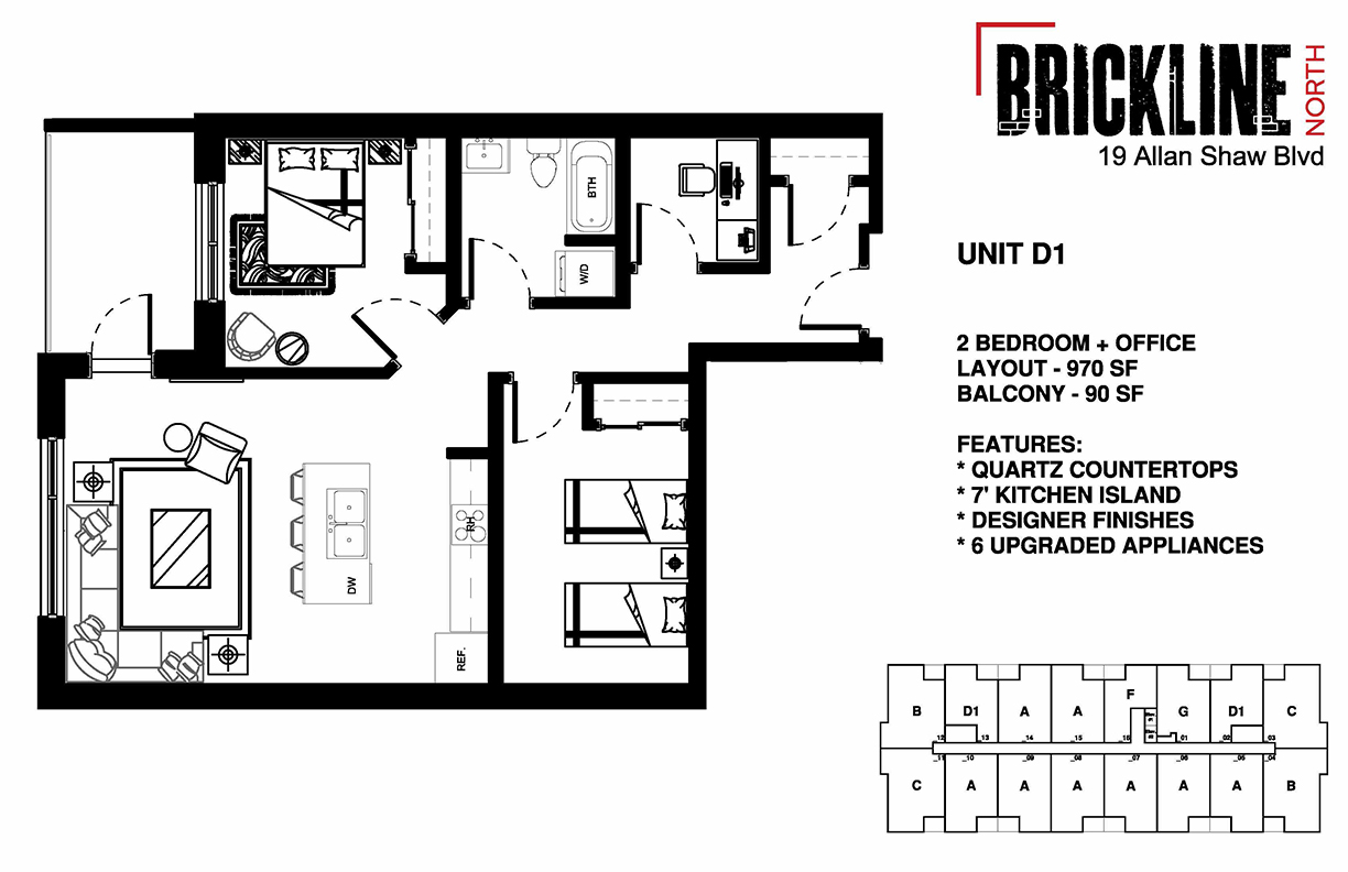 Unit D1 Floor Plan