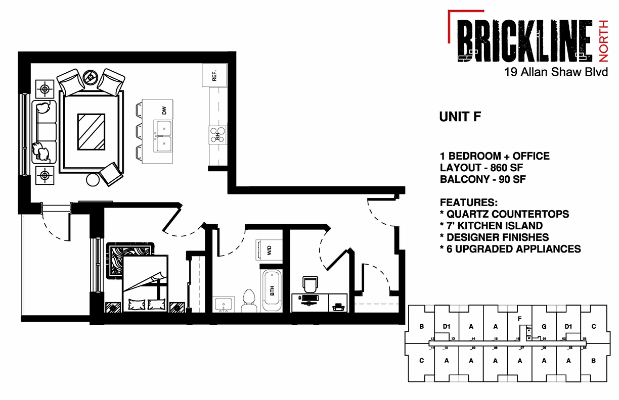 Unit F Floor Plan